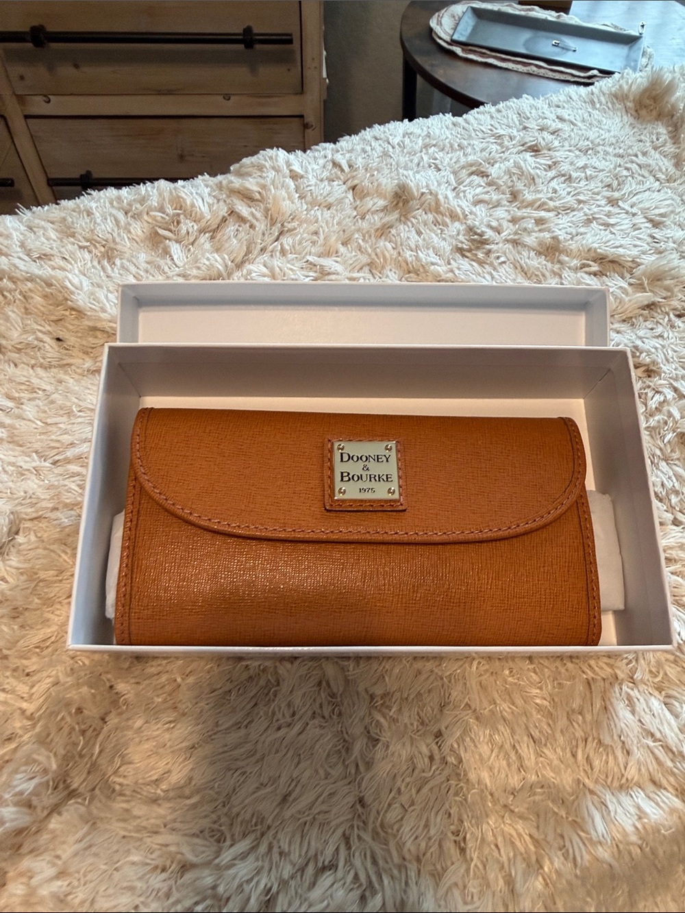 Dooney & Bourke Brown Leather Wallet - Picture 5 of 5